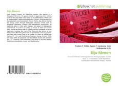 Обложка Biju Menon