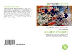 Portada del libro de Allocation Universelle