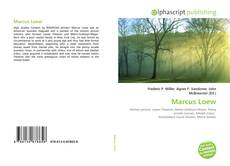 Buchcover von Marcus Loew