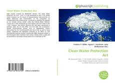 Copertina di Clean Water Protection Act