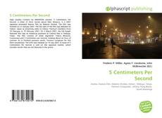 Buchcover von 5 Centimeters Per Second