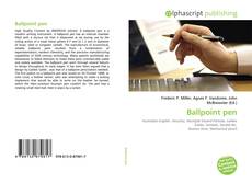 Copertina di Ballpoint pen