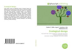 Ecological design的封面