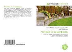 Bookcover of Province de Luxembourg