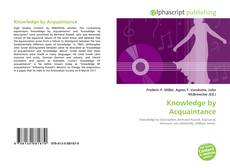 Portada del libro de Knowledge by Acquaintance