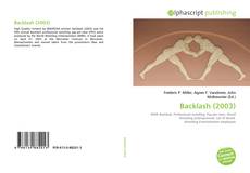 Portada del libro de Backlash (2003)