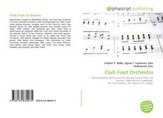 Bookcover of Club Foot Orchestra