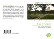 Borítókép a  Géza of Hungary - hoz