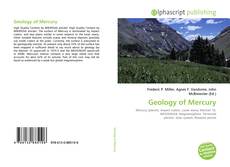 Bookcover of Geology of Mercury