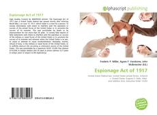 Borítókép a  Espionage Act of 1917 - hoz