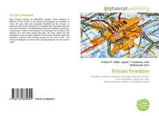 Borítókép a  Frisian freedom - hoz