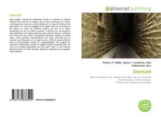 Borítókép a  Densité - hoz