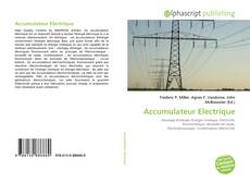 Couverture de Accumulateur Electrique