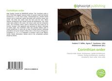 Bookcover of Corinthian order