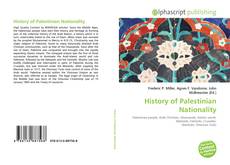 Borítókép a  History of Palestinian Nationality - hoz