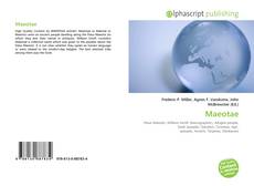 Borítókép a  Maeotae - hoz