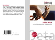Portada del libro de Peter Allen