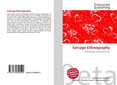 Buchcover von Salvage Ethnography