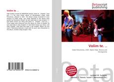 Copertina di Volim te. ..