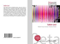 Buchcover von Sabin Levi