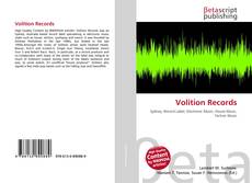 Buchcover von Volition Records