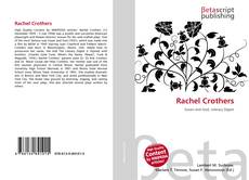Copertina di Rachel Crothers