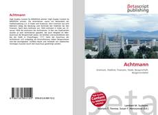 Couverture de Achtmann