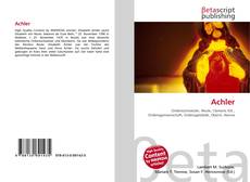 Buchcover von Achler