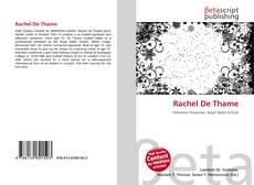Couverture de Rachel De Thame