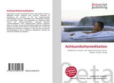Copertina di Achtsamkeitsmeditation