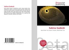 Couverture de Sabina Gadecki