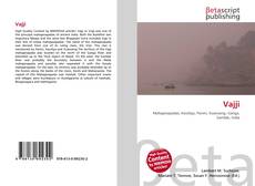 Couverture de Vajji