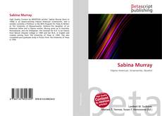 Capa do livro de Sabina Murray 