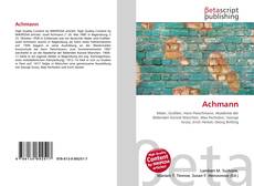 Capa do livro de Achmann 