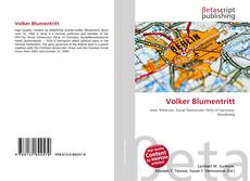 Capa do livro de Volker Blumentritt 