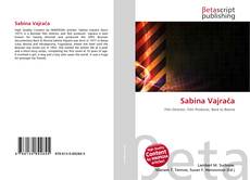 Copertina di Sabina Vajrača