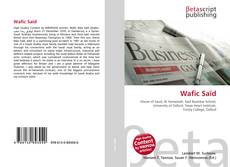 Copertina di Wafic Saïd
