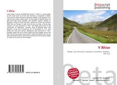 Buchcover von Y Rhiw