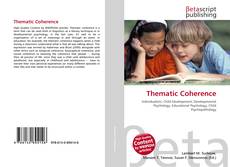 Copertina di Thematic Coherence