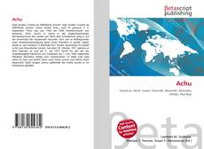 Copertina di Achu