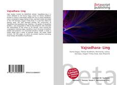 Capa do livro de Vajradhara- Ling 