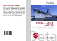 Capa do livro de USNS Impeccable (T-AGOS-23) 