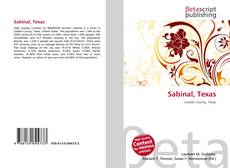 Capa do livro de Sabinal, Texas 