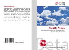 Capa do livro de Variable Pricing 