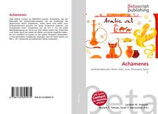 Capa do livro de Achämenes 