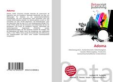 Capa do livro de Adoma 