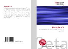 Capa do livro de Rumpler C.I 
