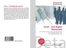 Couverture de Ya'ad – Civil Rights Movement