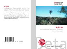 Couverture de Achäne