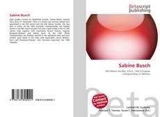 Copertina di Sabine Busch